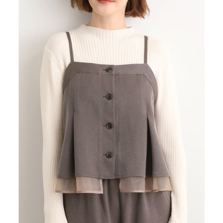 透け感とレイヤードで大人の遊び心を、ビスチェSET UP | grove | 詳細画像27 