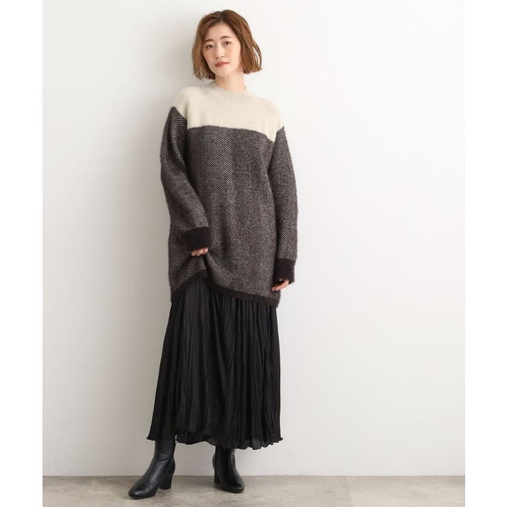 ヘリンボーンジャカードチュニック | grove | 詳細画像7 