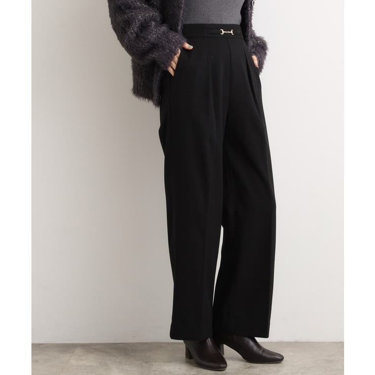 フロントビットカルゼワイドパンツ | grove | 詳細画像2 