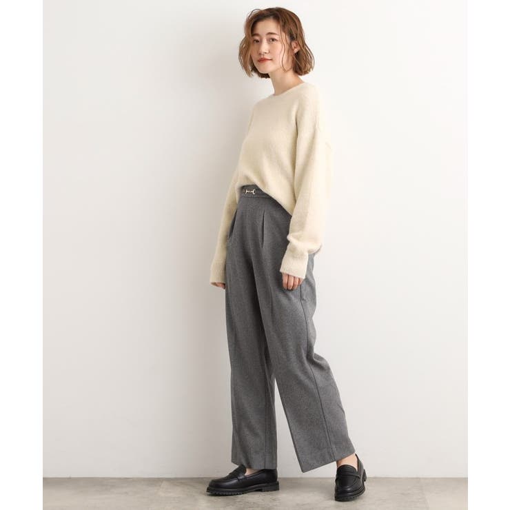 フロントビットカルゼワイドパンツ | grove | 詳細画像8 