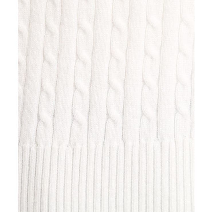 袖口配色リブニット | grove | 詳細画像4 