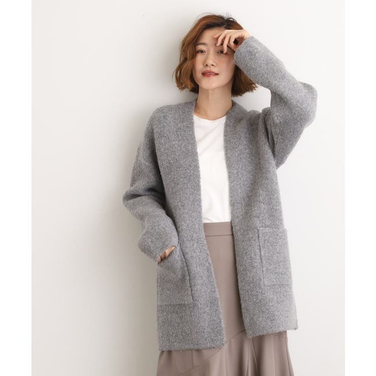 軽やかに着流す ブークレニットコーディガン | grove | 詳細画像11 