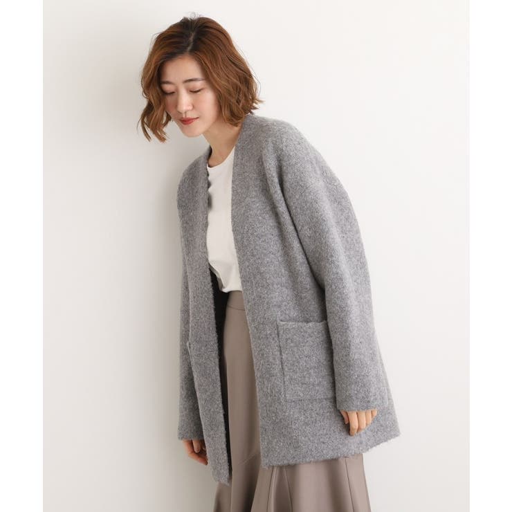 軽やかに着流す ブークレニットコーディガン | grove | 詳細画像12 