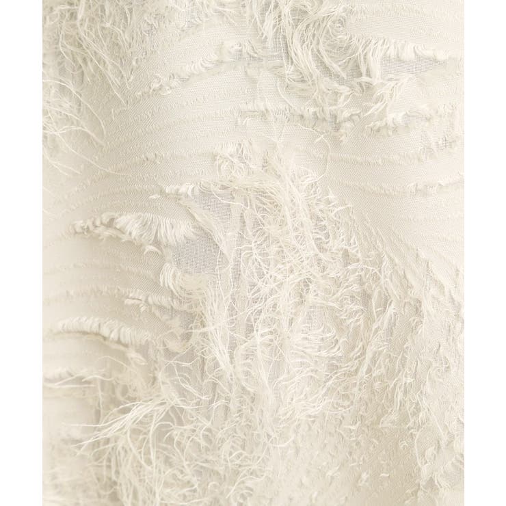 纏うだけで気分が華やぐ 主役級シャギースカート | grove | 詳細画像4 