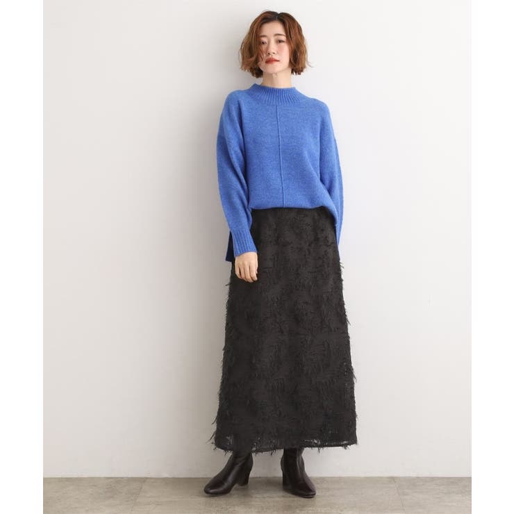 纏うだけで気分が華やぐ 主役級シャギースカート | grove | 詳細画像6 