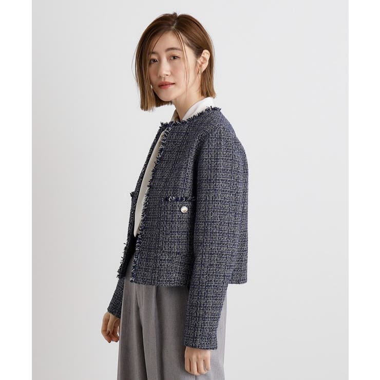 【雑誌掲載】ツイードコンパクトジャケット | grove | 詳細画像10 