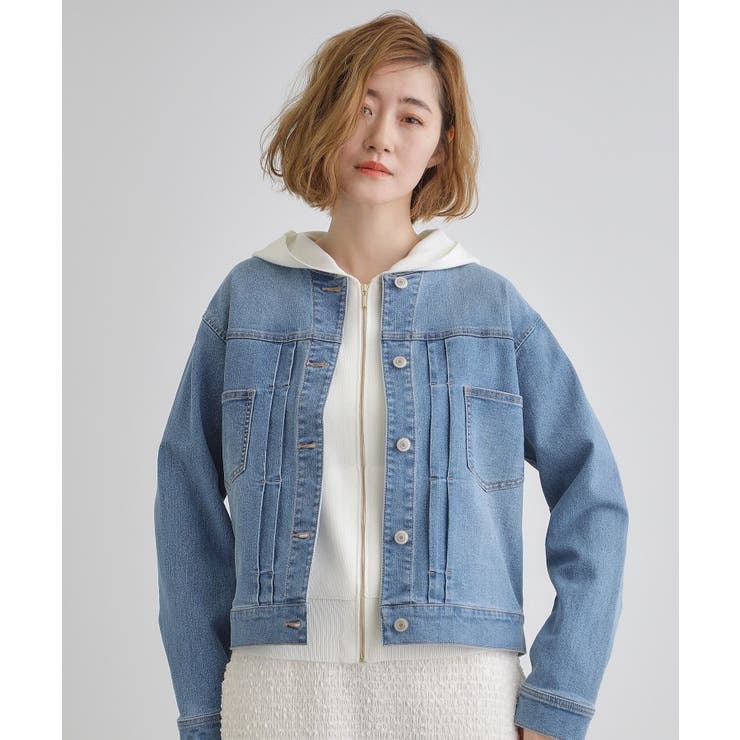 23区denim ハイストレッチライトオンス デニムジャケット　44 23区denim ハイストレッチライトオンス デニムジャケット44