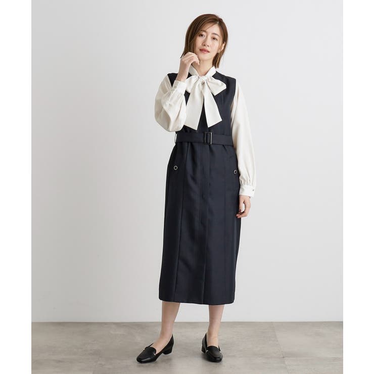 2WAYラグランスリーブボウタイブラウス | grove | 詳細画像5 