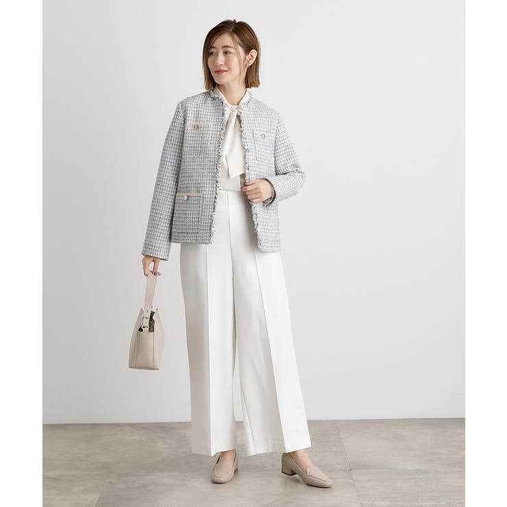 2WAYラグランスリーブボウタイブラウス | grove | 詳細画像6 