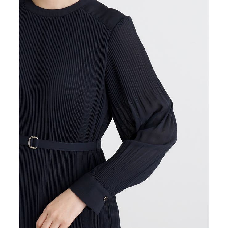 プリーツナローフレアワンピース | grove | 詳細画像19 