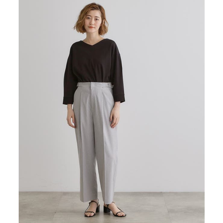 【接触冷感】ハイパーストレッチワイドパンツ | grove | 詳細画像14 