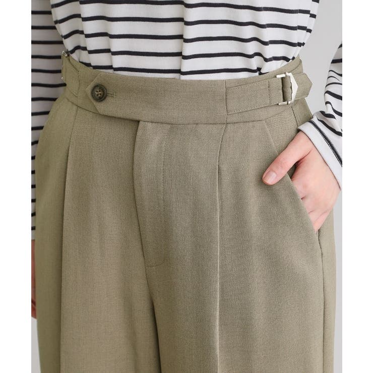 サイドバックルワイドパンツ | grove | 詳細画像17 