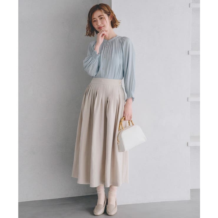 【デイリーから特別な日まで】華やかさを纏うヴィンテージサテンブラウス | grove | 詳細画像14 