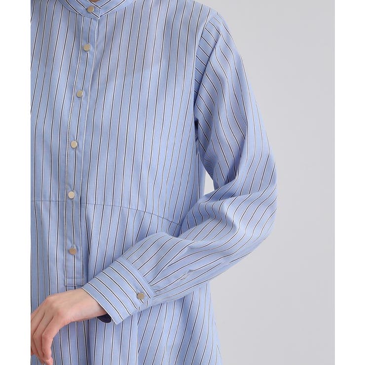 ヘリテージフレアシャツワンピース | grove | 詳細画像18 