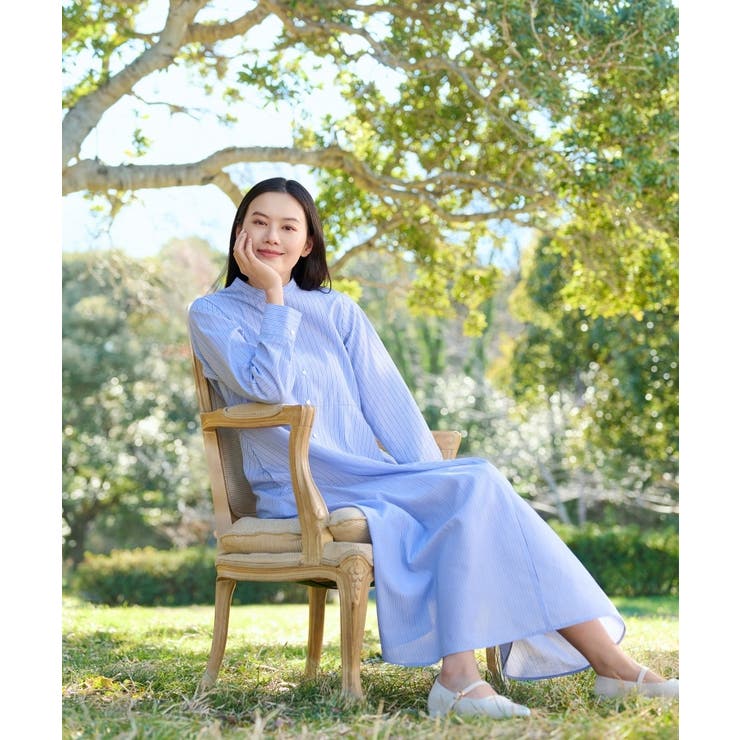 ヘリテージフレアシャツワンピース | grove | 詳細画像23 