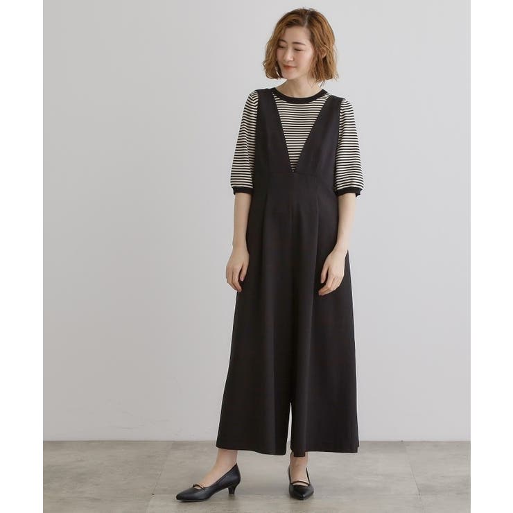 ラメストライプサロペット | grove | 詳細画像5 