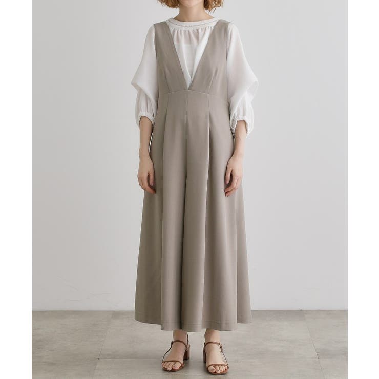 ラメストライプサロペット | grove | 詳細画像13 