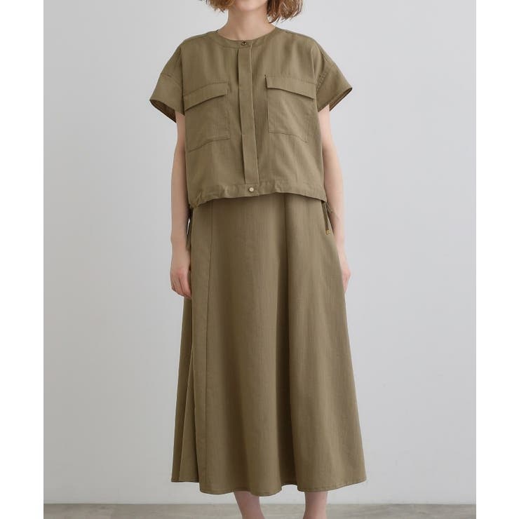 【品よく着こなす、大人のワークスタイル】ワークジャケット×ワンピースセット | grove | 詳細画像24 