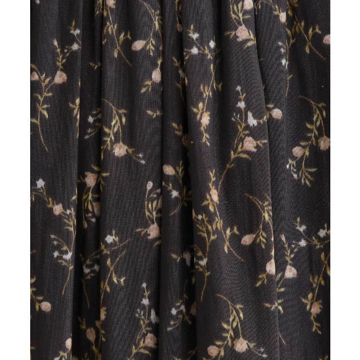 割線サテンギャザースカート | grove | 詳細画像14 