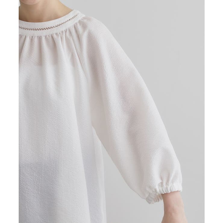 2WAYサッカースモックブラウス | grove | 詳細画像28 