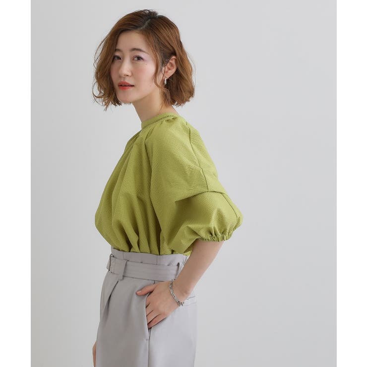 2WAYサッカースモックブラウス | grove | 詳細画像17 