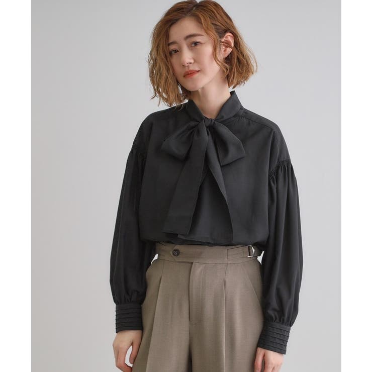 2WAYシアーボウタイブラウス | grove | 詳細画像8 