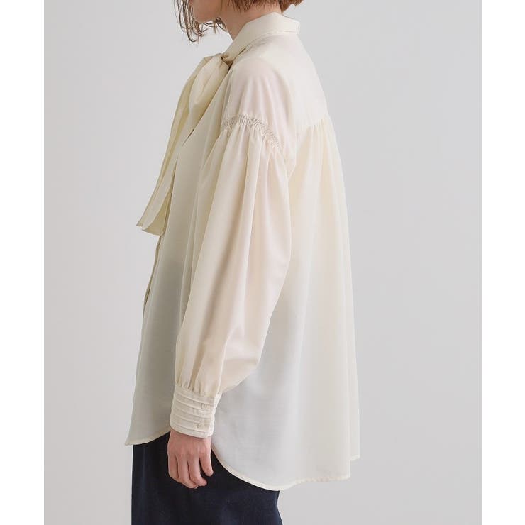 2WAYシアーボウタイブラウス | grove | 詳細画像16 