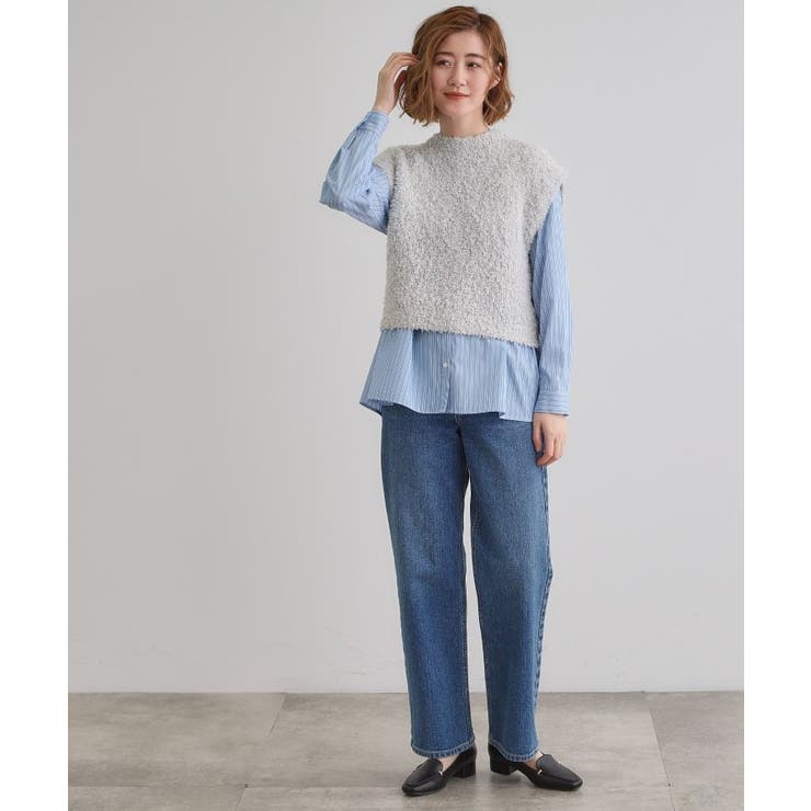 ラメリリーニットベスト | grove | 詳細画像3 