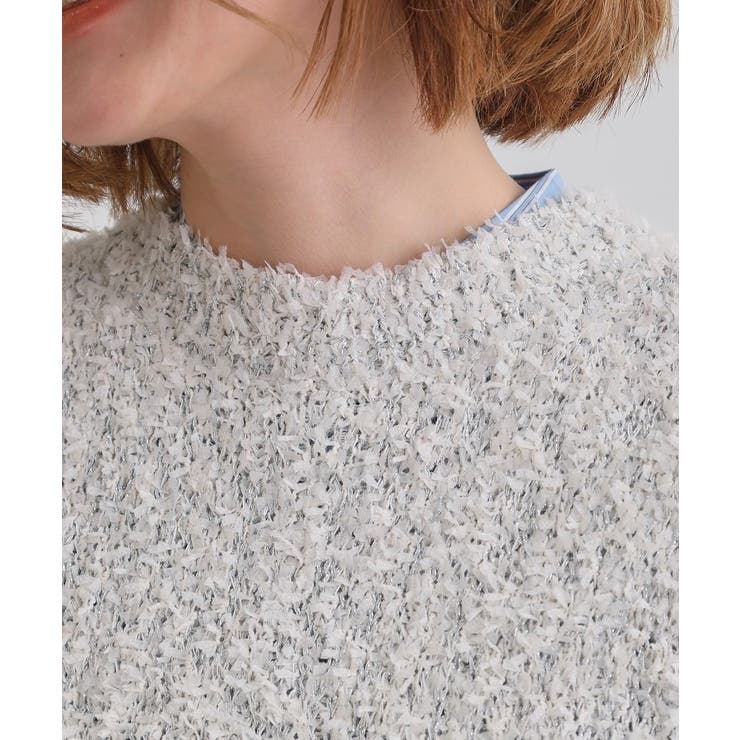 ラメリリーニットベスト | grove | 詳細画像13 