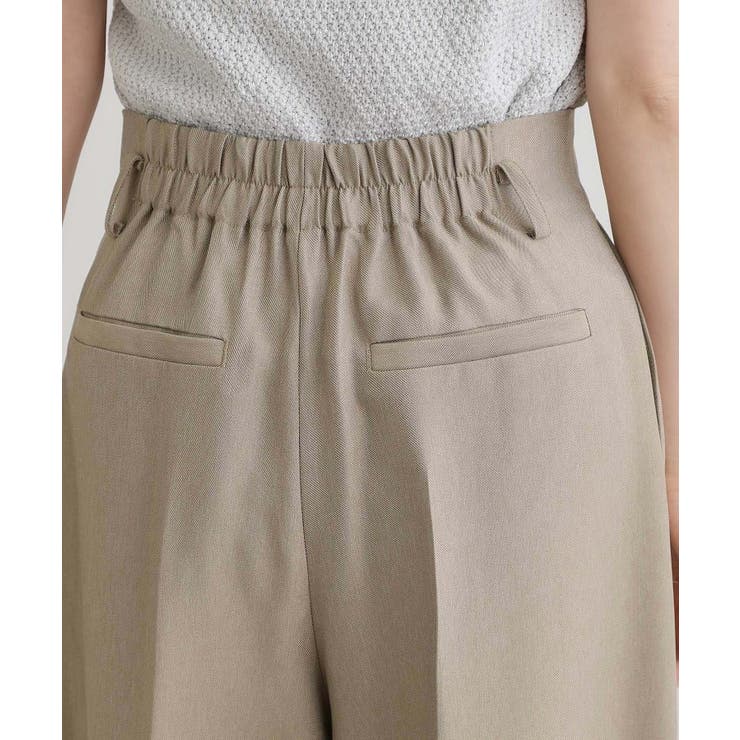 デニムライクベルト付きワイドパンツ | grove | 詳細画像19 