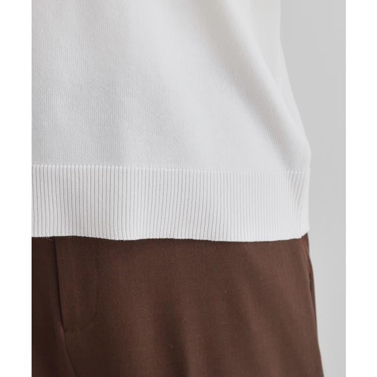 配色ポロニットプルオーバー | grove | 詳細画像18 