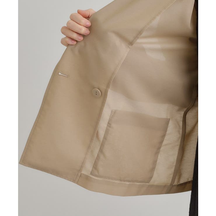 【洒落感際立つ羽織アイテム】シアーテーラードジャケット | grove | 詳細画像20 