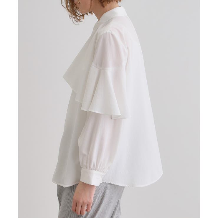 ケープフリルシャツブラウス | grove | 詳細画像15 