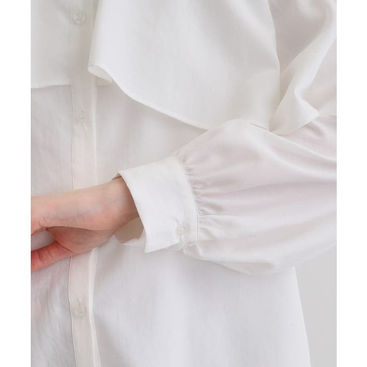 ケープフリルシャツブラウス | grove | 詳細画像19 