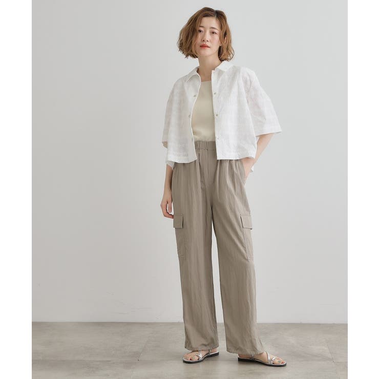 【ひんやり】2WAYツイルカーゴパンツ | grove | 詳細画像7 