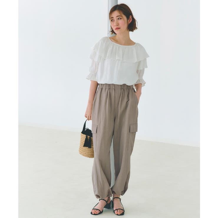 【ひんやり】2WAYツイルカーゴパンツ | grove | 詳細画像11 