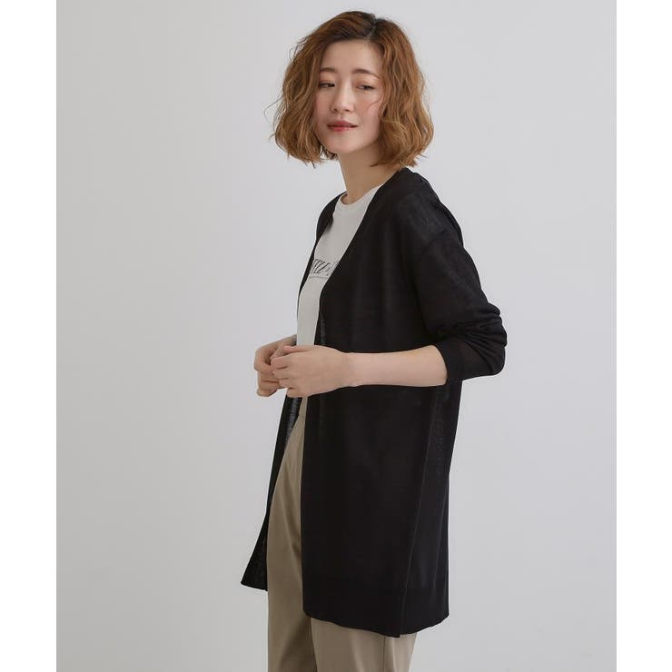 【接触冷感/UVカットetc】夏に嬉しい機能付き！ベーシックロングカーディガン | grove | 詳細画像9 