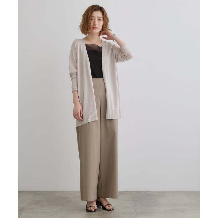 【接触冷感/UVカットetc】夏に嬉しい機能付き！ベーシックロングカーディガン | grove | 詳細画像20 