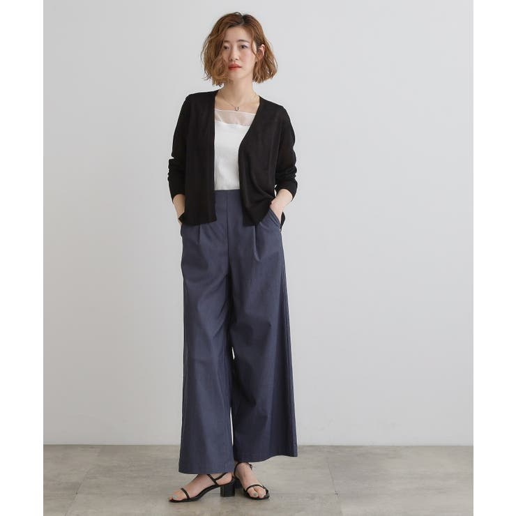 【接触冷感 UVカットetc】夏に嬉しい機能付き！ベーシックショートカーディガン | grove | 詳細画像11 