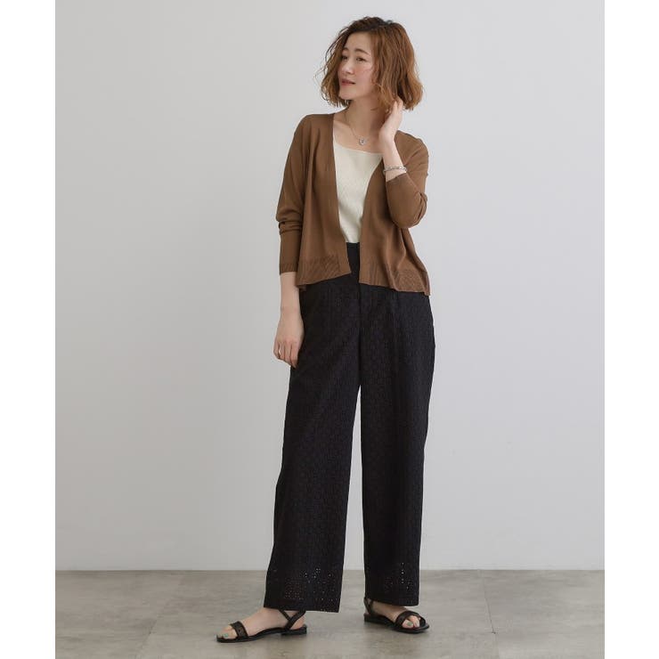 【接触冷感 UVカットetc】夏に嬉しい機能付き！ベーシックショートカーディガン | grove | 詳細画像15 