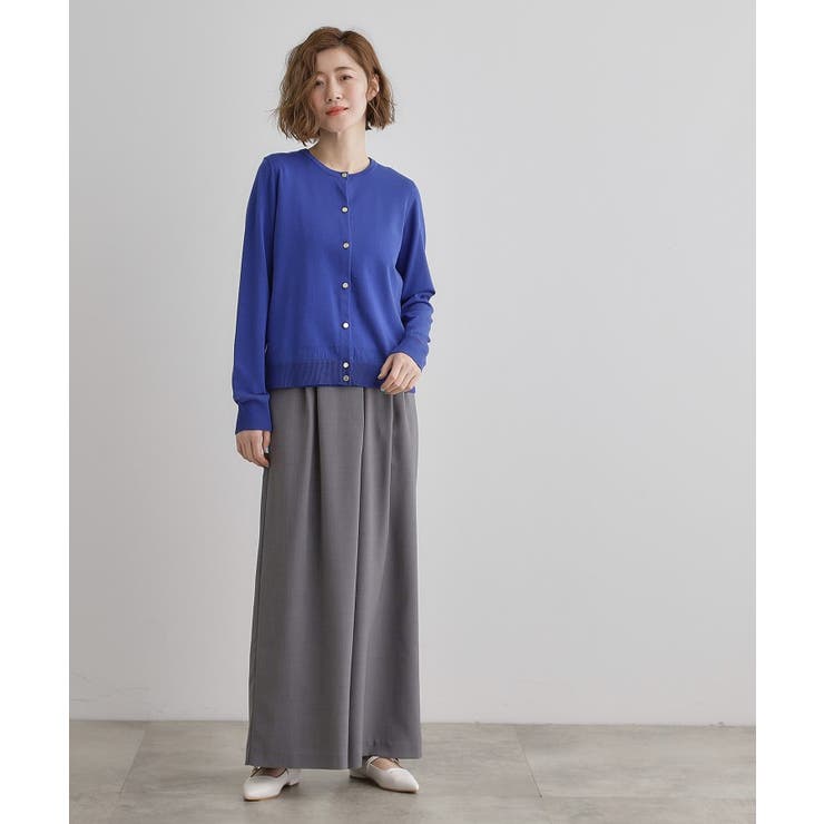 【雑誌掲載】シアー素材使いアンサンブルニット | grove | 詳細画像18 