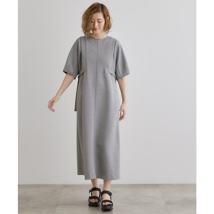 ポンチジャージマキシワンピ | grove | 詳細画像2 