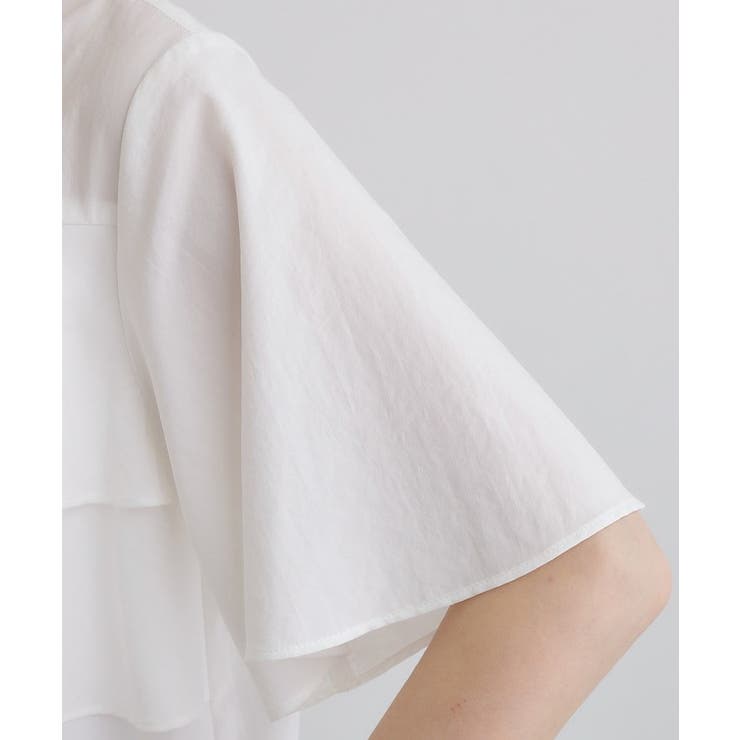 甘さを抑えた大人のラッフルフリルブラウス | grove | 詳細画像18 