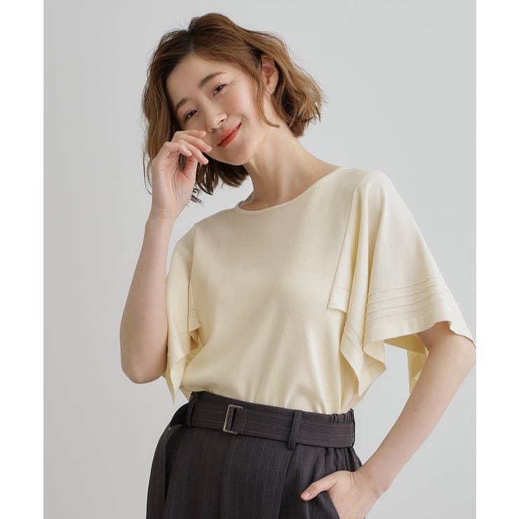 ハンカチスリーブニットプルオーバー | grove | 詳細画像1 