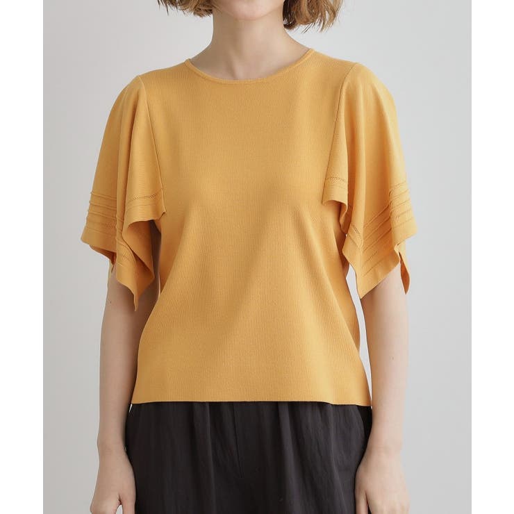 ハンカチスリーブニットプルオーバー | grove | 詳細画像18 