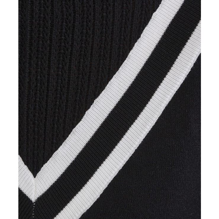 繊細な透かし編みが上品な大人のチルデンニット | grove | 詳細画像11 