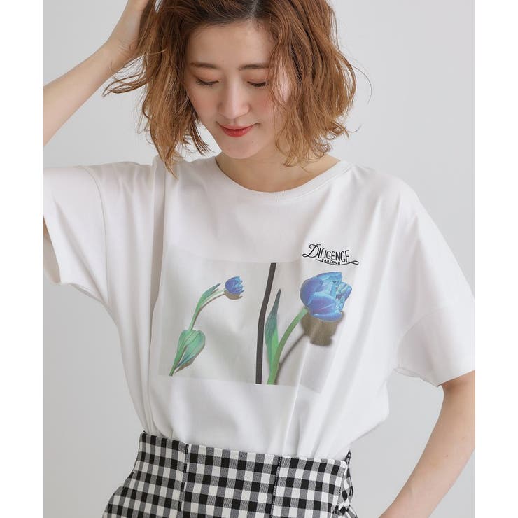 【コラボITEM】DILIGENCE PARLOUR フォトフレアTシャツ | grove | 詳細画像7 