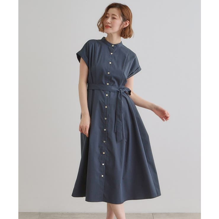 ネイビー(094) | 【UVカット・洗濯機OK】アクティブも綺麗も叶うワンピース | grove