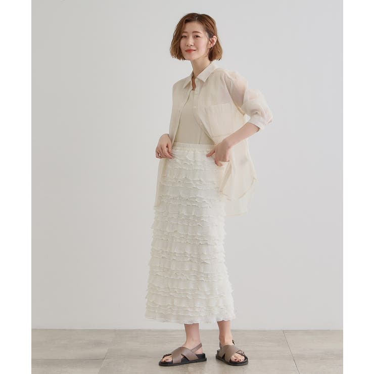 フリルナロースカート | grove | 詳細画像5 