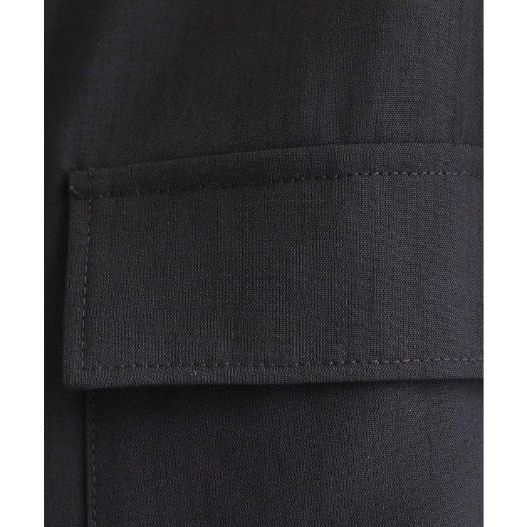 麻調ノーカラーシアーブルゾン | grove | 詳細画像8 